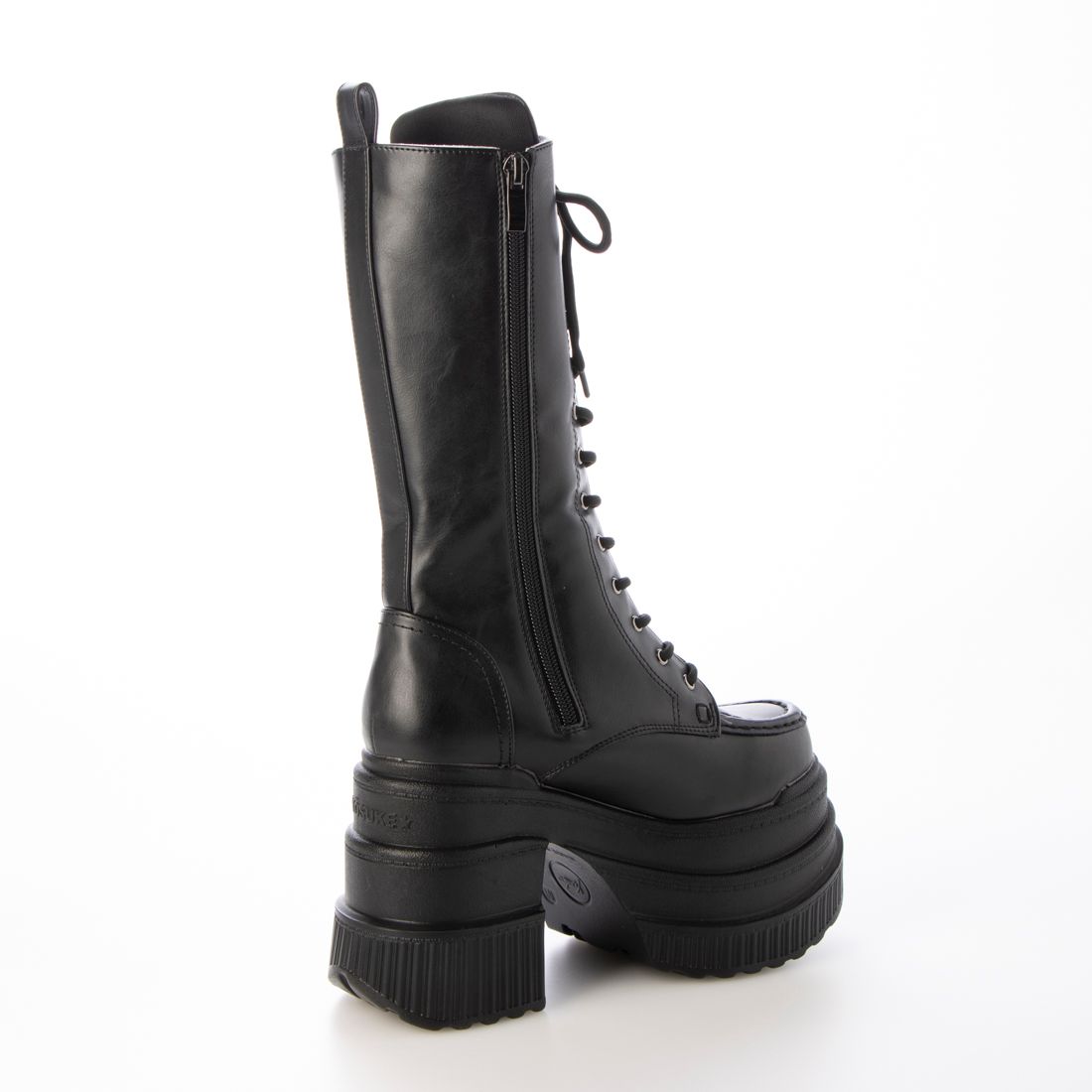 ヨースケ YOSUKE 厚底レースアップブーツ