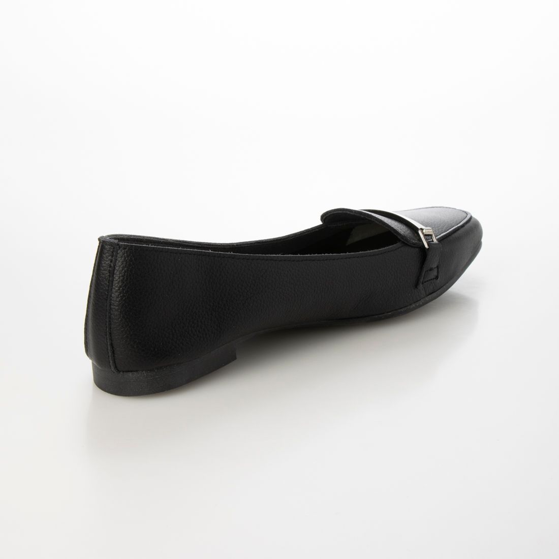 アイケープラス IKplus 【日本製】【ネット限定】【 天然皮革 】 本革 スクエアトゥブラック ビットローファー K131 ■ブラックシュリンク■