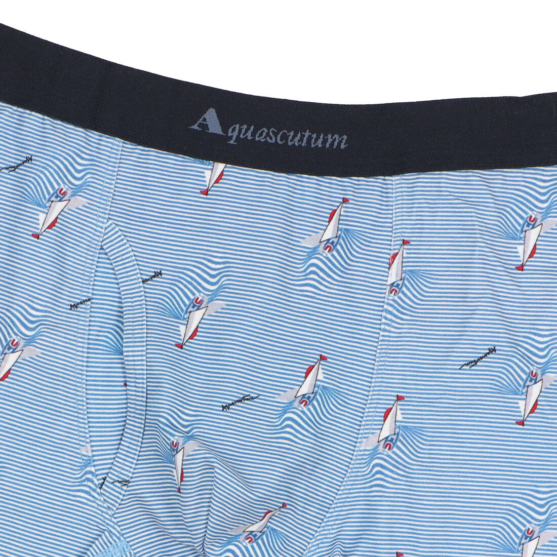 アクアスキュータム Aquascutum ボクサー/ヨット【返品不可商品】 (ブルー) ブルー