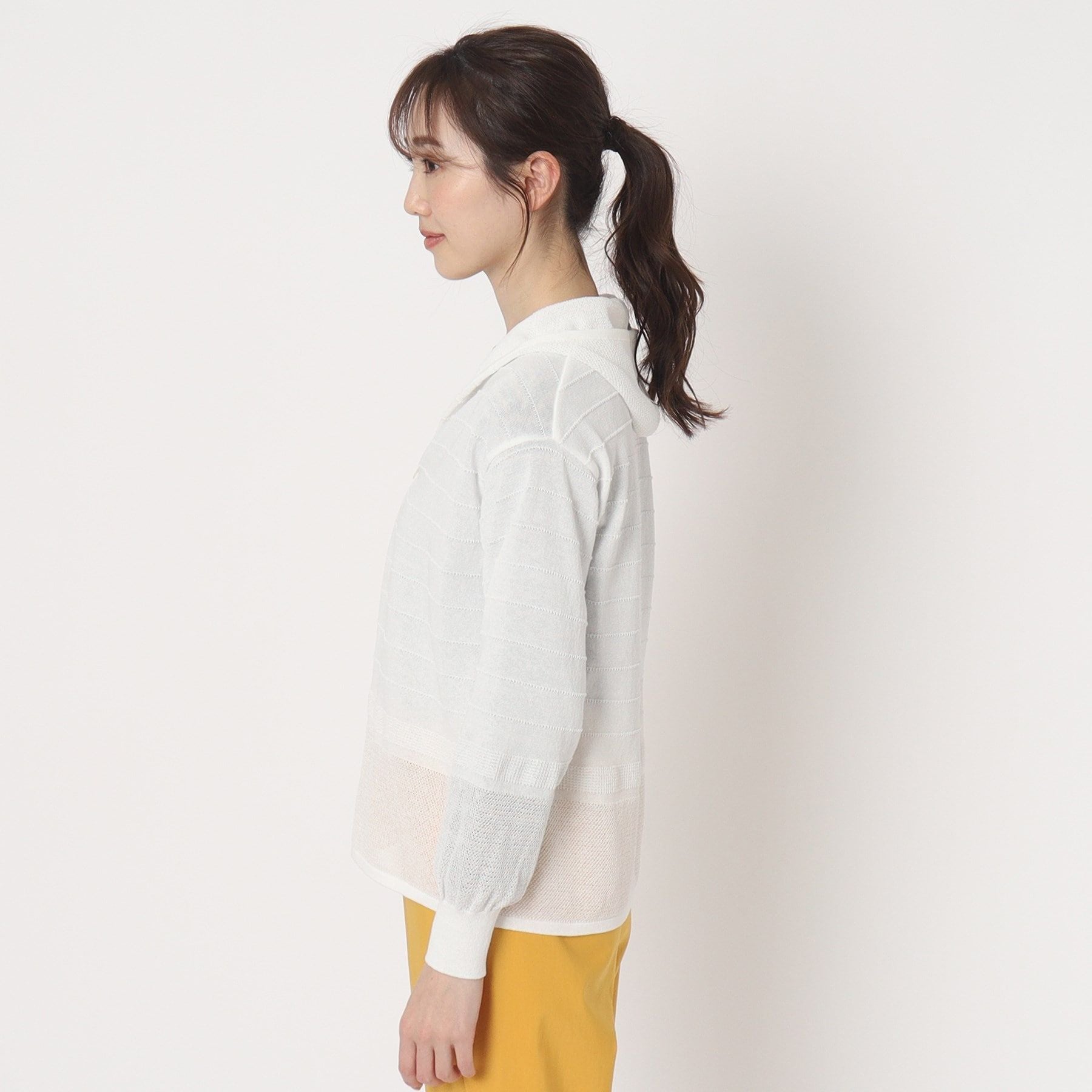 コルディア CORDIER ブルーム フーディカーディガン