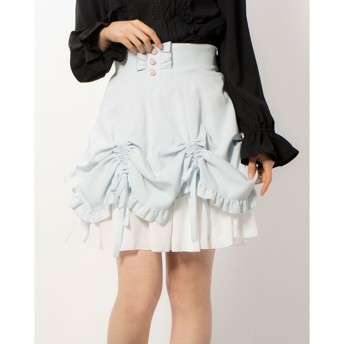 シークレットハニー Secret Honey シャーリングリボンスカート