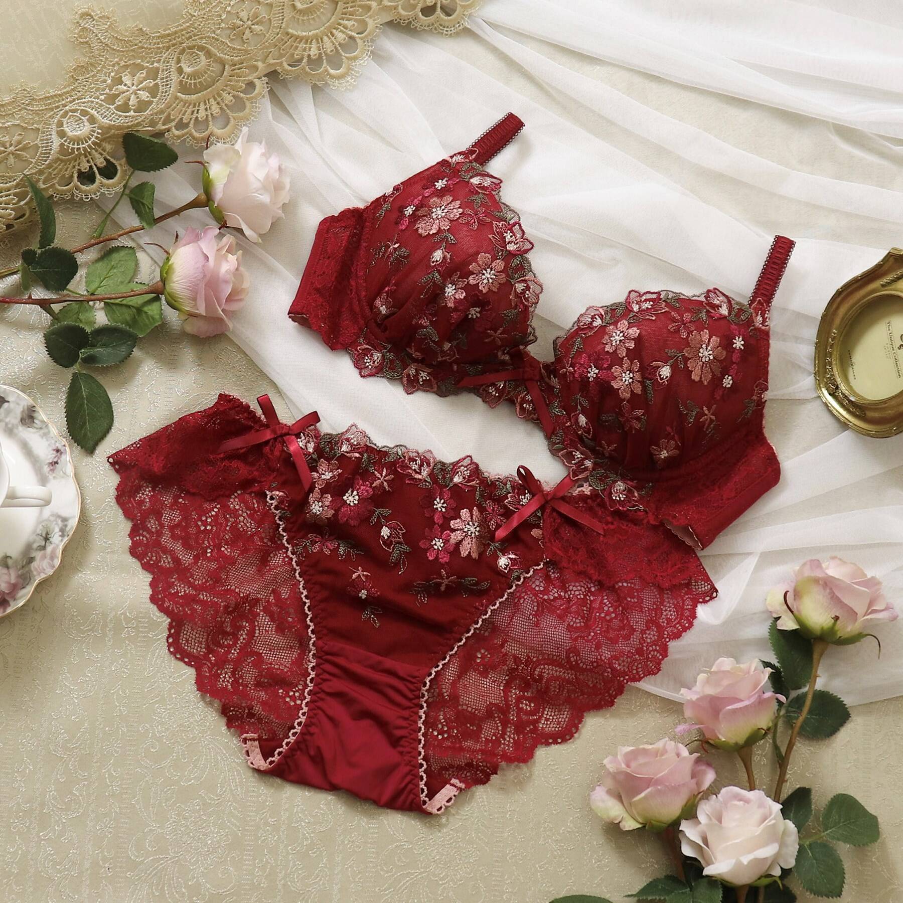 リサマリ Risa Magli アマリア レースショーツ【返品不可商品】 (ダークネイビー) ダークネイビー(094)