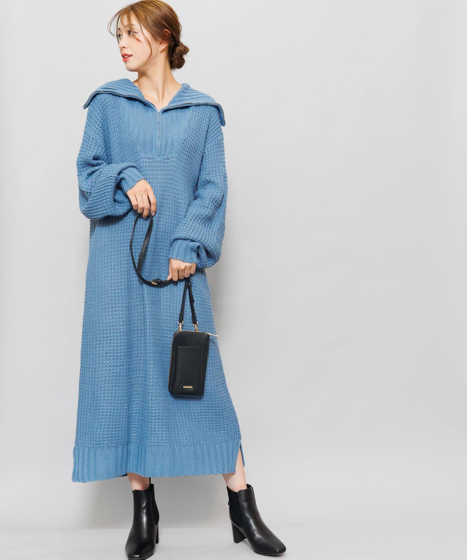 ミリアンデニ mili an deni ウォレットミニショルダー レディース スマホケース 財布 ミニバッグ (グリーン) グリーン