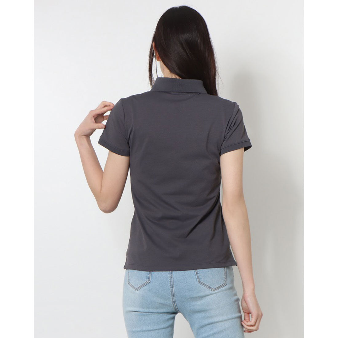 ゲス GUESS Logo Polo Shirt (DGY) 半袖 ポロシャツ DGY