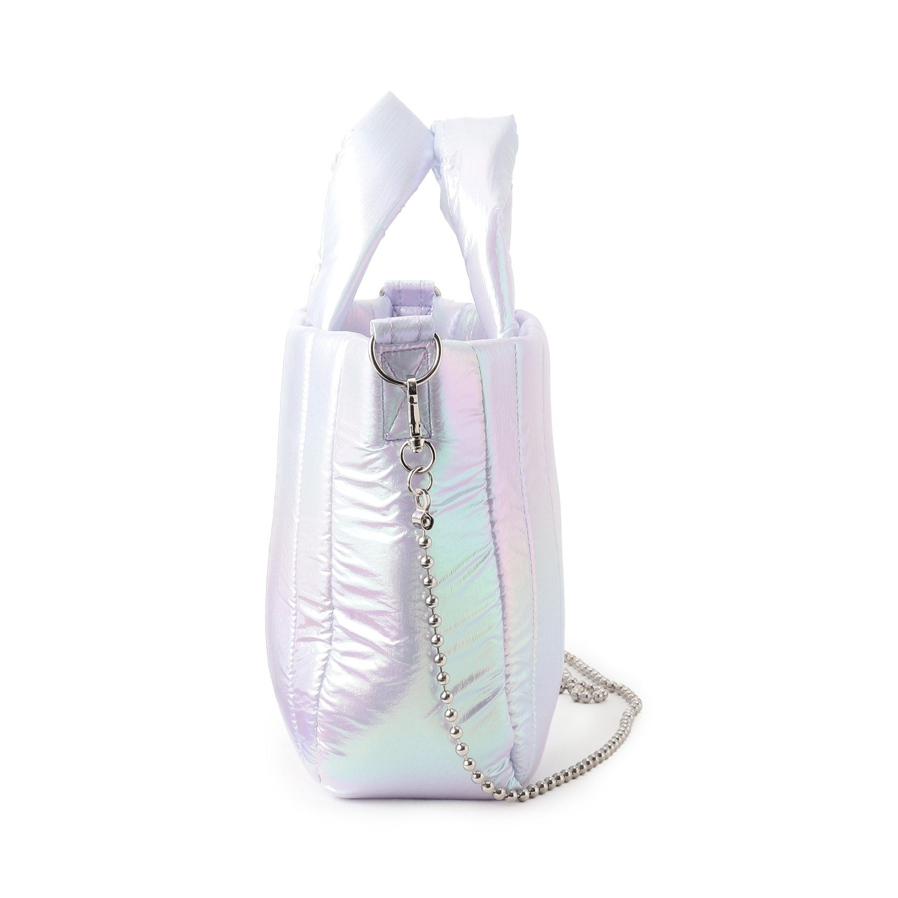 オーバータッシェ Ober Tashe メタリックショルダーバッグ2WAYトート (パープル(083)) パープル(083)