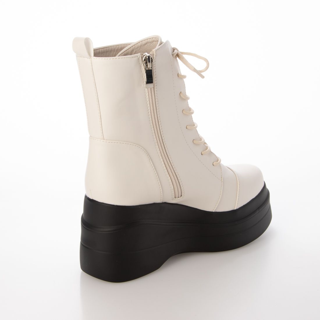 ヨースケ YOSUKE 厚底レースアップブーツ