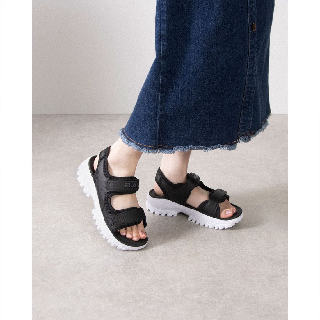フィラ FILA レディース サンダル 厚底 スポサン TRACER SANDAL