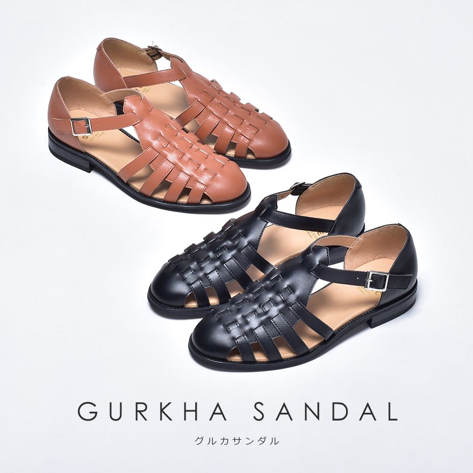 シュベック SVEC レザーグルカサンダル