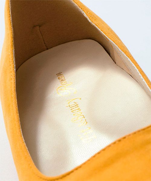 ラナン RANAN 幅広ゆったりアーモンドトゥウェッジパンプス