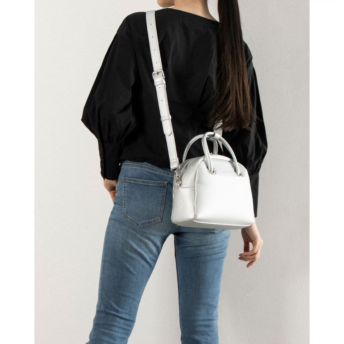 マーキュリーデュオ MERCURYDUO メタルアイレット ミニボストン