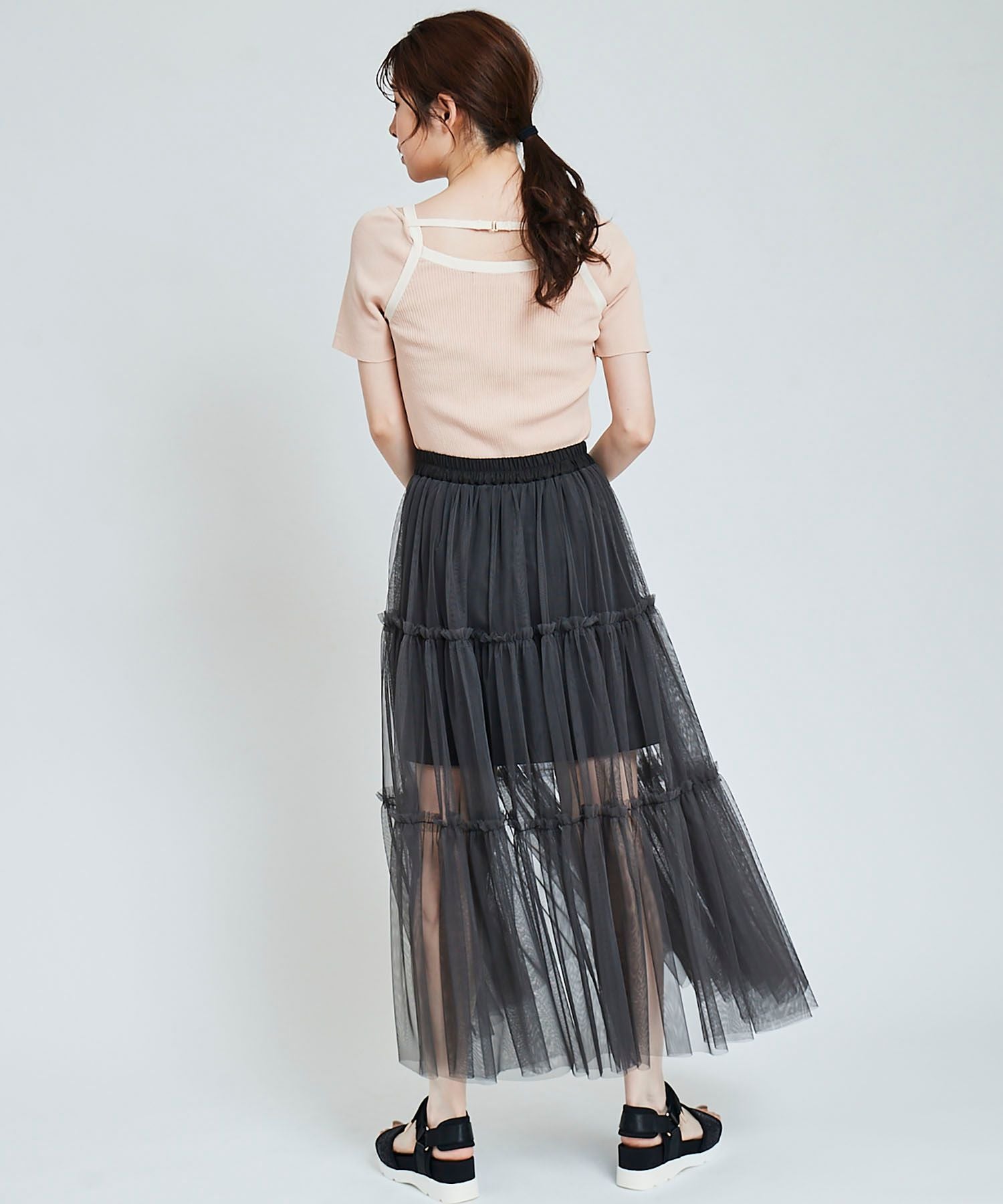 トランテアン ソン ドゥ モード 31 Sons de mode チュール×ミニスカート