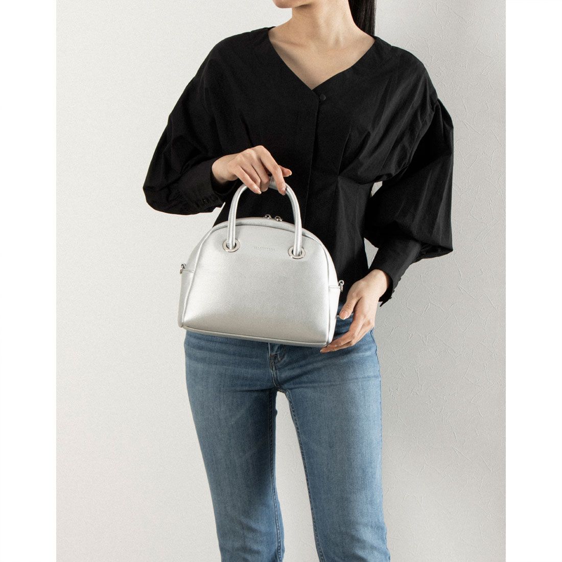 マーキュリーデュオ MERCURYDUO メタルアイレット ミニボストン