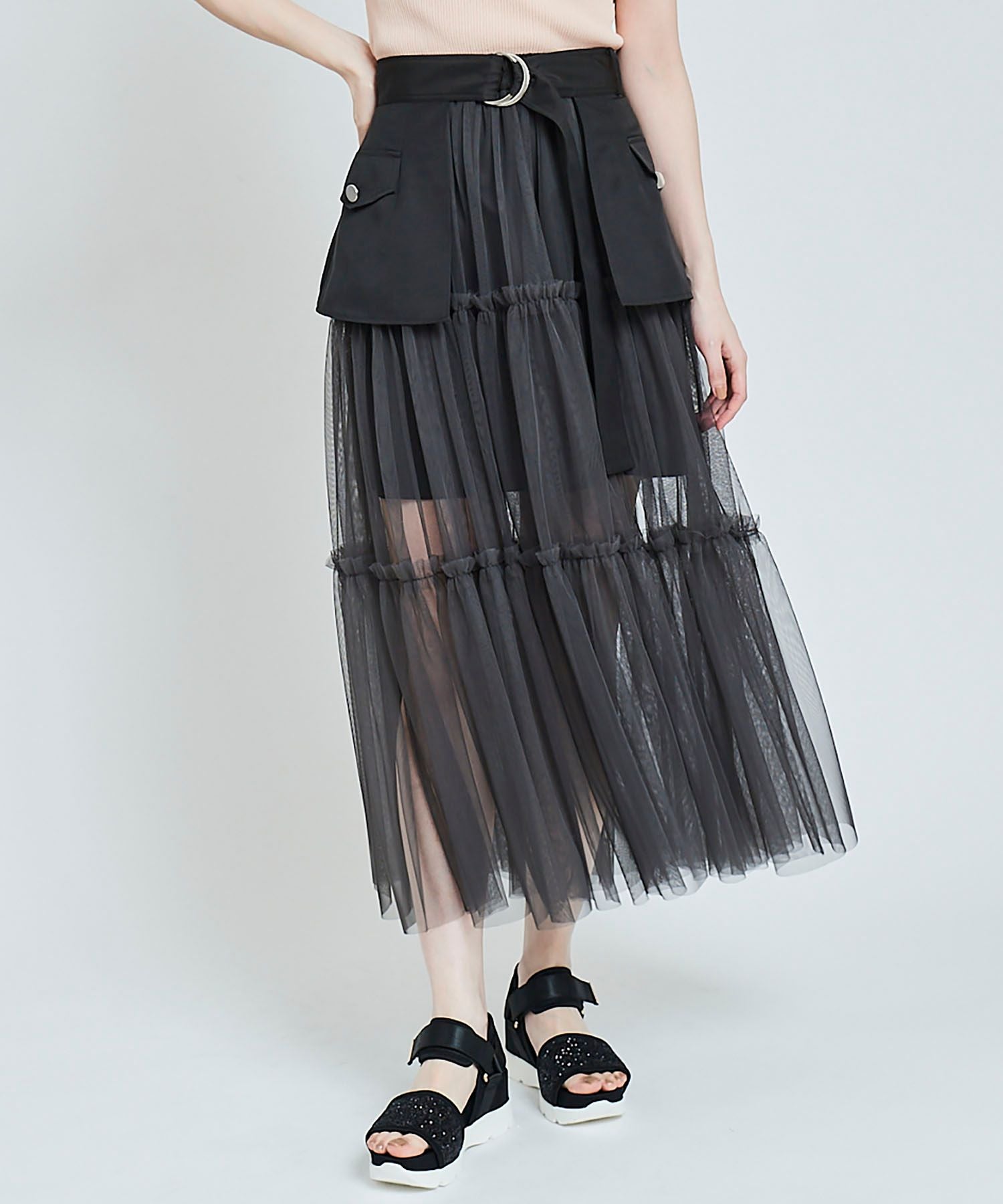 トランテアン ソン ドゥ モード 31 Sons de mode チュール×ミニスカート