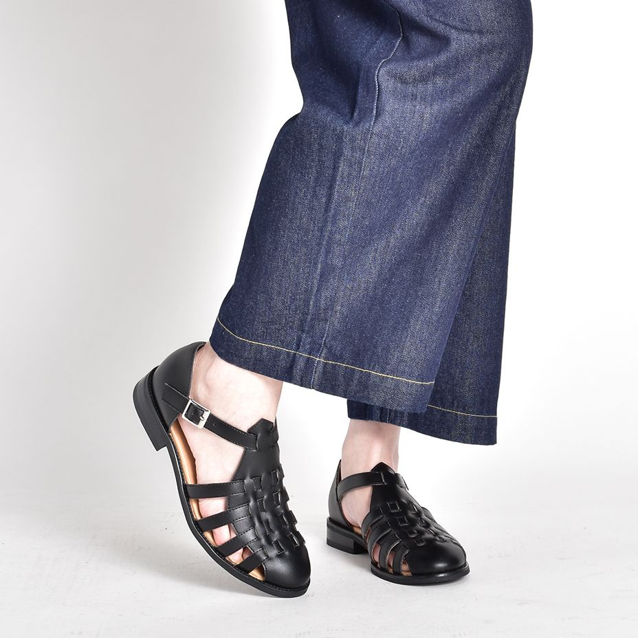 シュベック SVEC レザーグルカサンダル