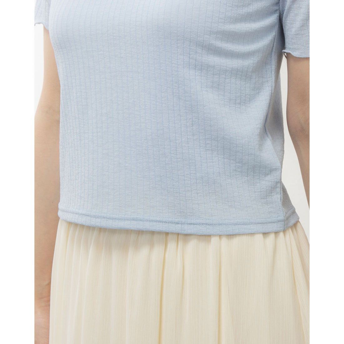 レイカズン Ray Cassin シアーリブメロープルオーバー