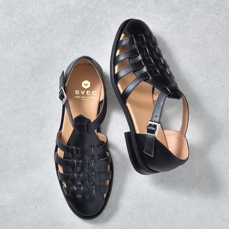シュベック SVEC レザーグルカサンダル