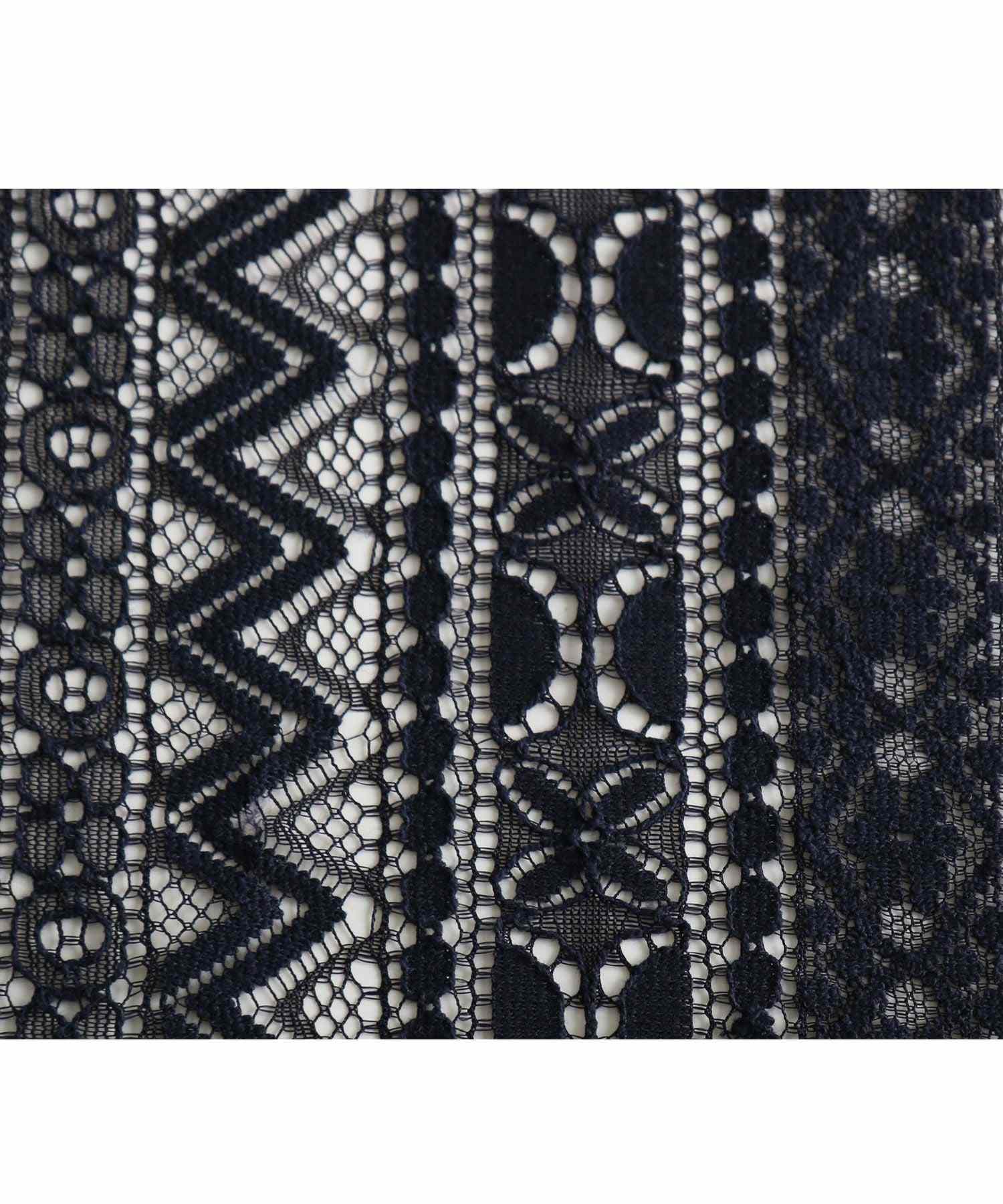 ルイルエブティック RUIRUE BOUTIQUE レースシャツワンピースセットアップスーツ