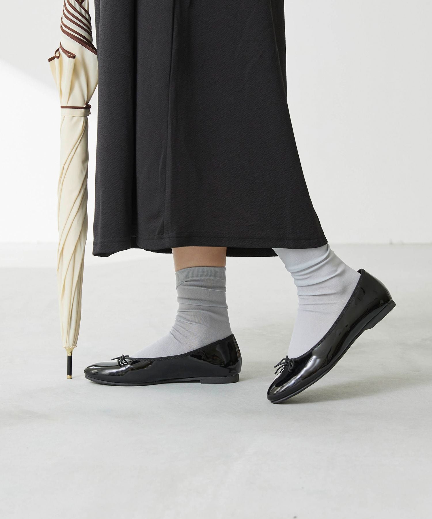 メヌエ Menue レイン バレエシューズ