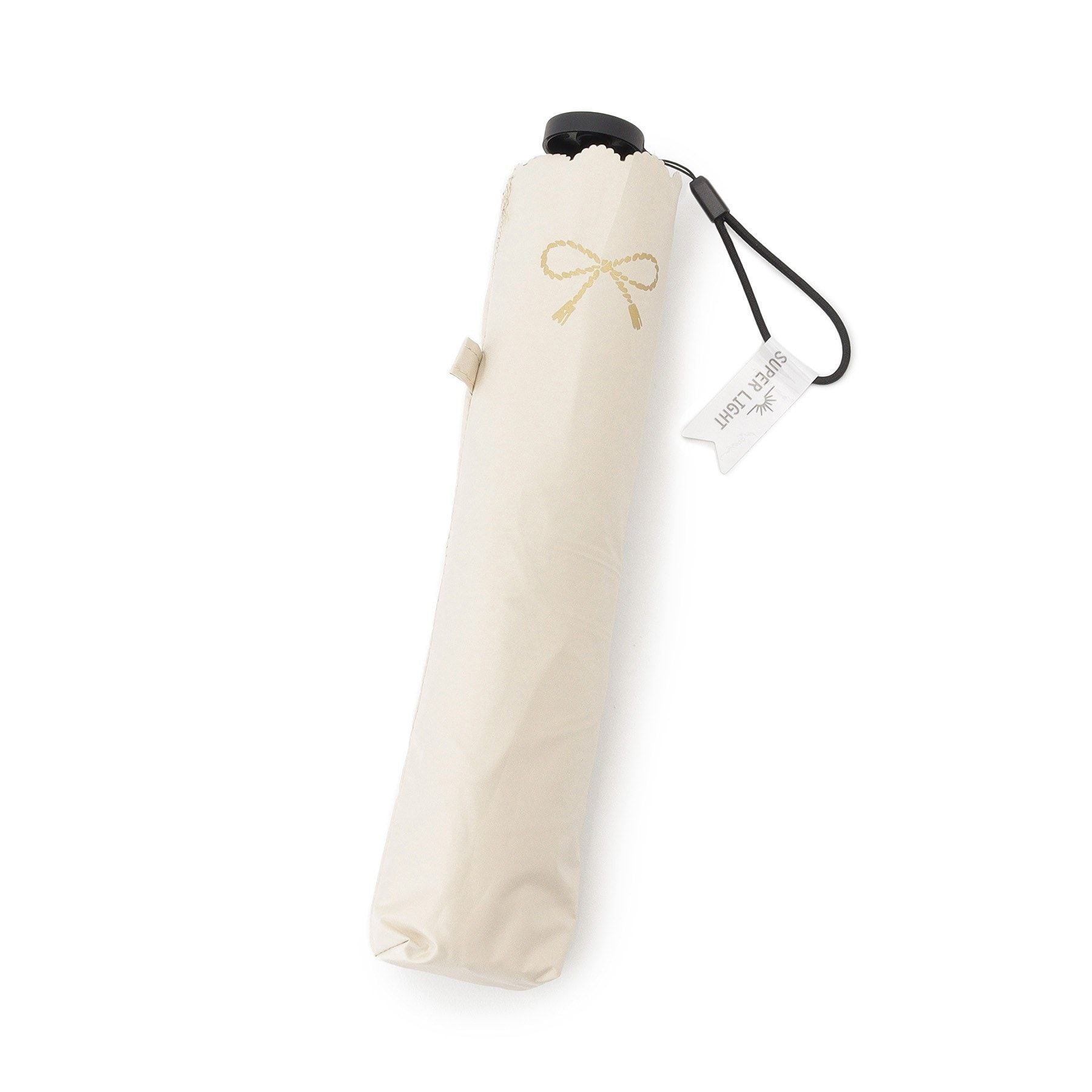 オーバータッシェ Ober Tashe 【軽量約120g/紫外線遮蔽率99.9%以上/遮光率99.9%以上/晴雨兼用/日傘/折りたたみ傘/UVカット/熱中症対策】リボン