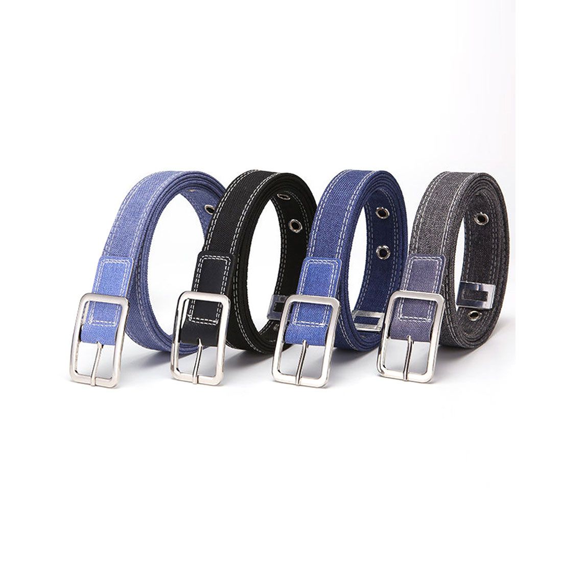 エスイーユー SEU コットンキャンバスベルト 男女兼用 デニム風 韓国ファッション ファッション雑貨