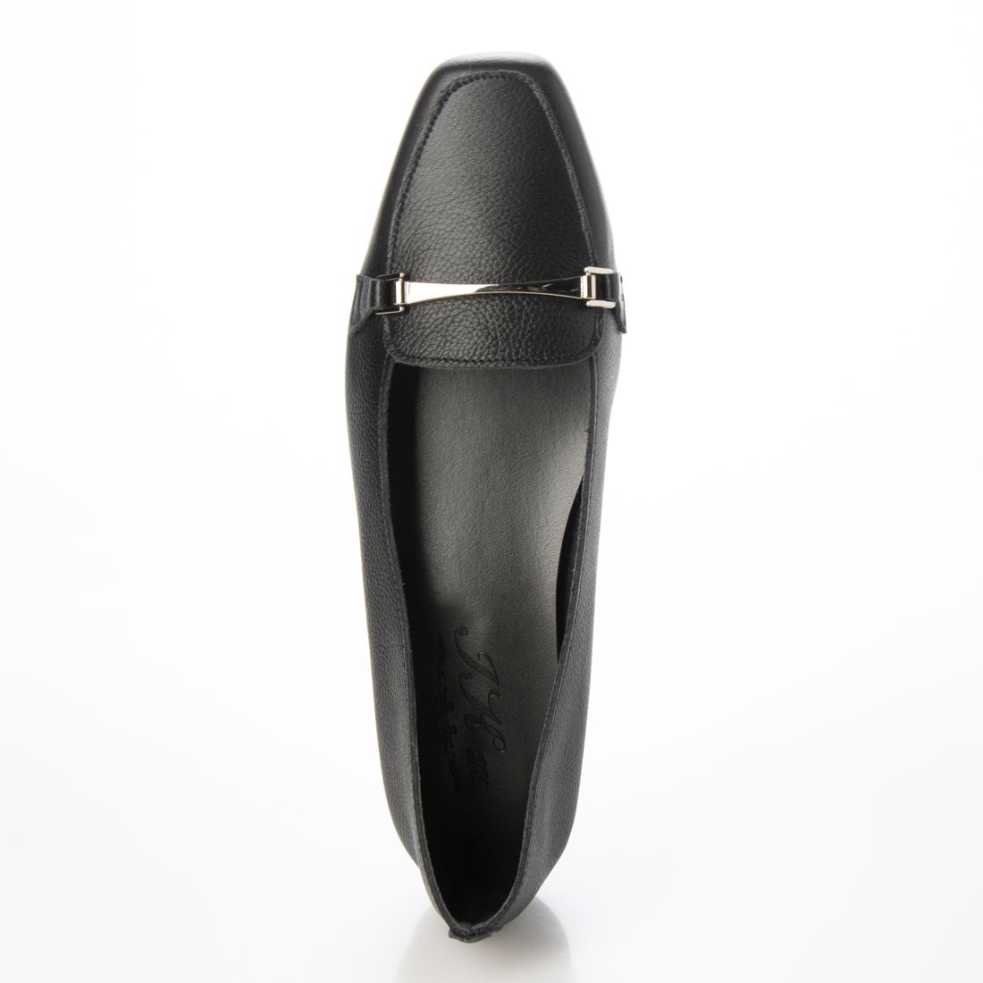 アイケープラス IKplus 【日本製】【ネット限定】【 天然皮革 】 本革 スクエアトゥブラック ビットローファー K131 ■ブラックシュリンク■