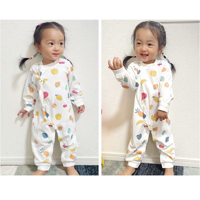 バックヤードファミリー BACKYARD FAMILY ロンパース 長袖 ベビー服