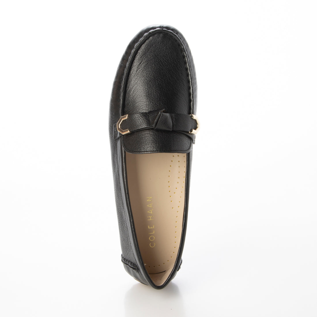 コール ハーン COLE HAAN エブリン ボウ ドライバー womens (ブラック グレイニー レザー) ブラック グレイニー レザー