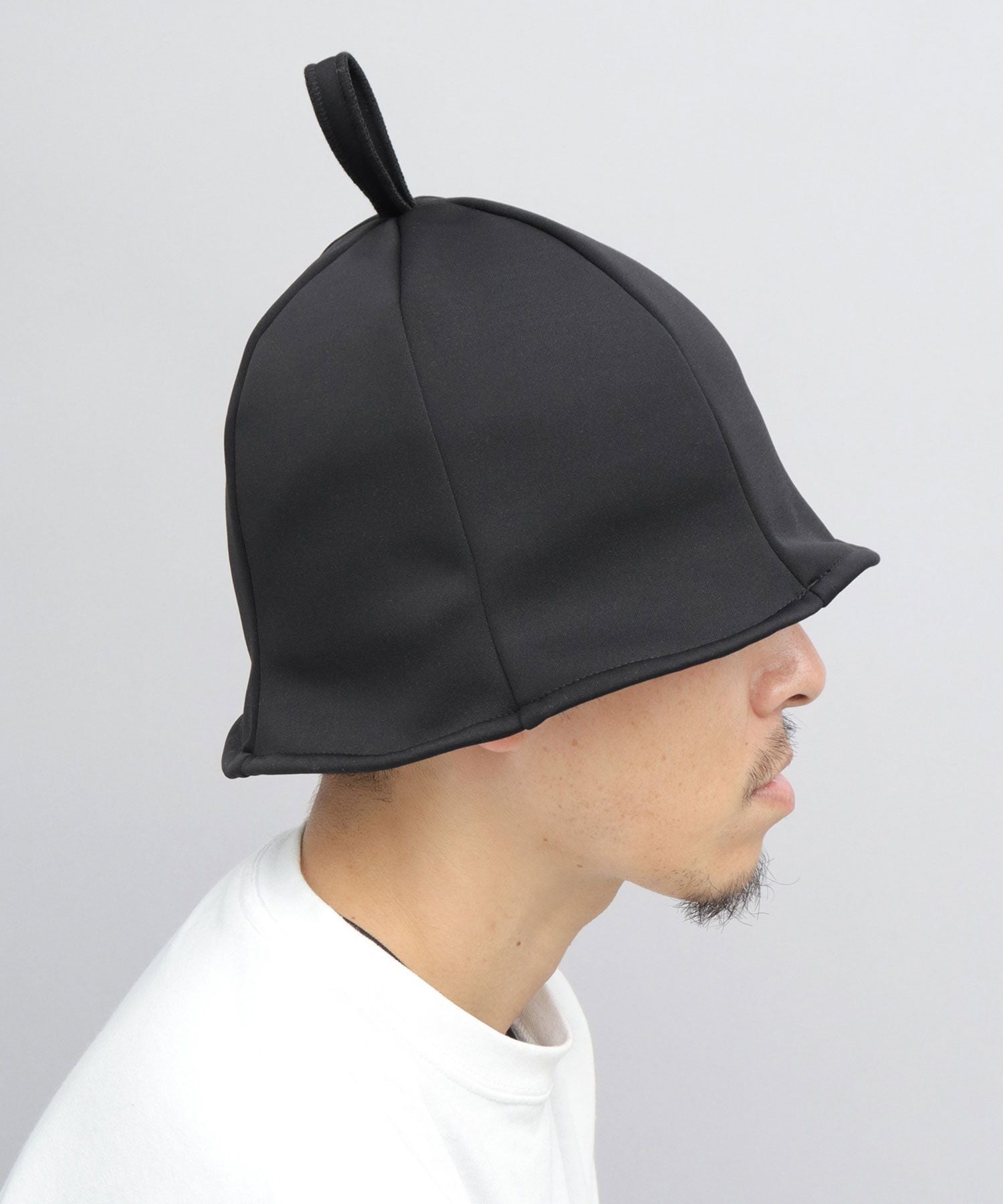 ベーシックエンチ Basiquenti サウナハット サウナキャップ チューリップハット 裏フリース コンパクト サウナグッズ 無地