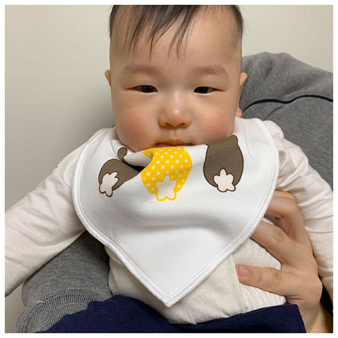 バックヤードファミリー BACKYARD FAMILY コットンスタイ4点セット bib1001【返品不可商品】 (ブラック×リーフ) ブラック×リーフ