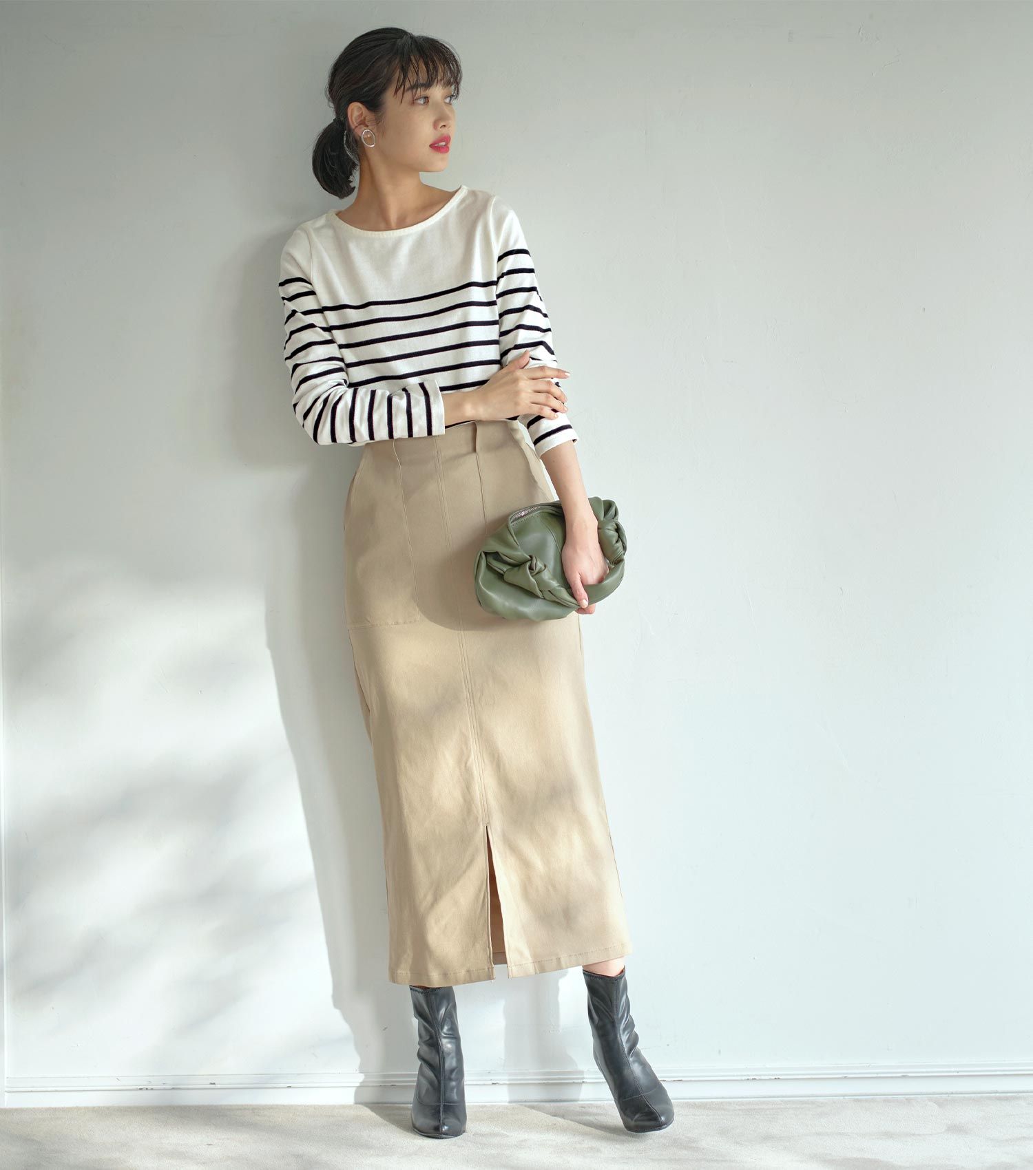 コウベレタス KOBE LETTUCE 【コットン100%】ボーダーカットソー【パネル】