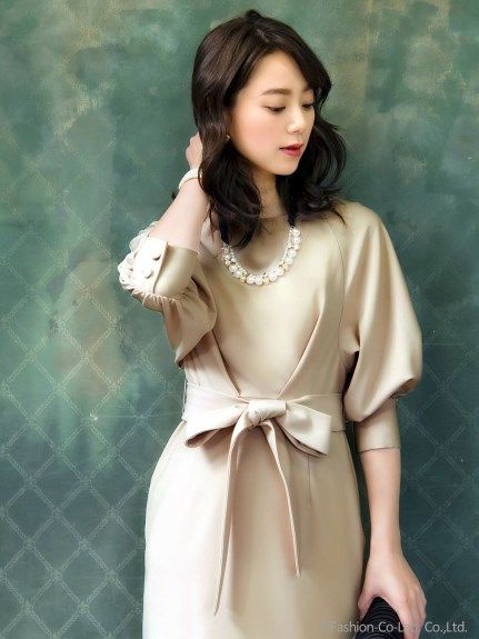 バルーンスリーブワンピース