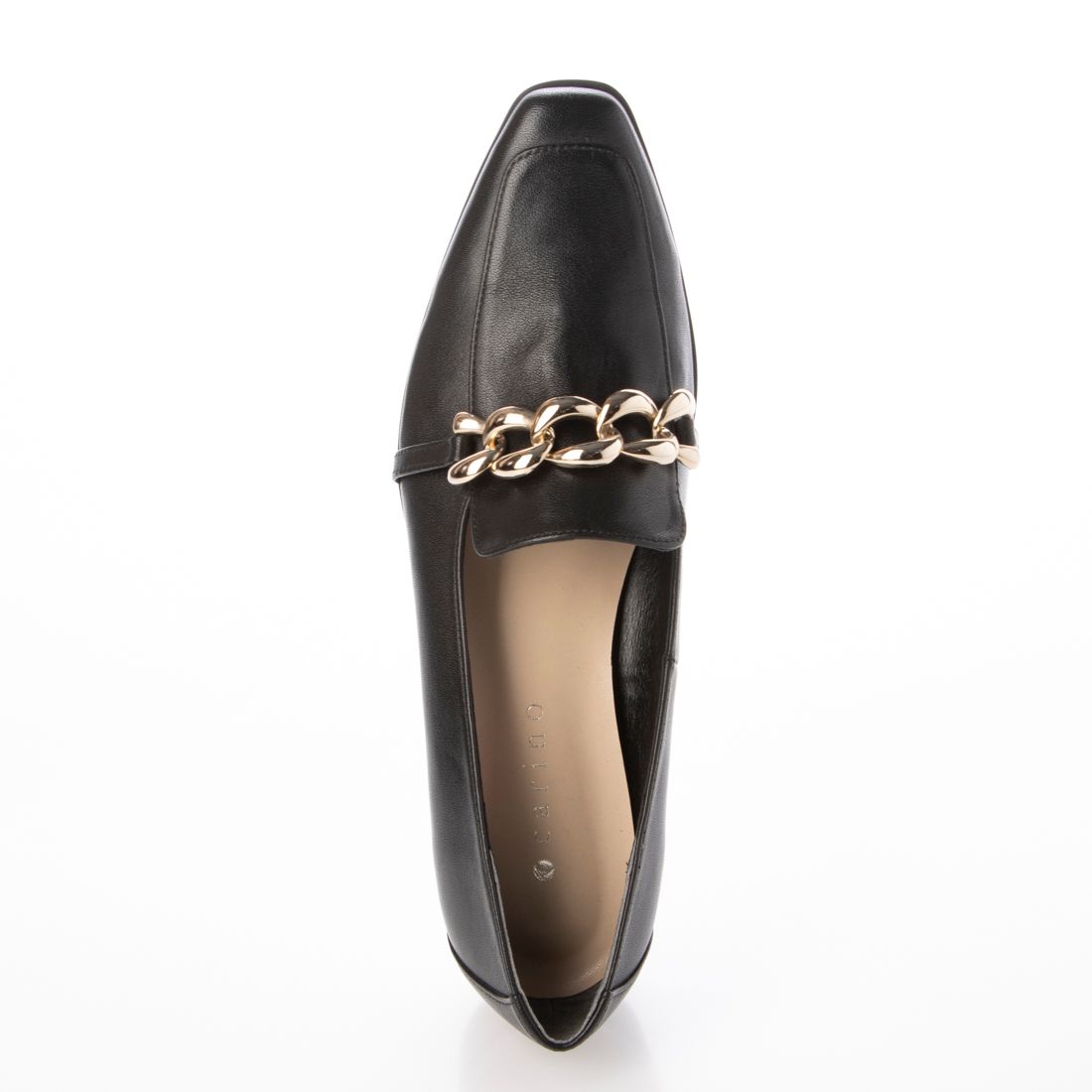 モード エ ジャコモ カリーノ MODE ET JACOMO carino スクエアトゥチェーンビットローファー