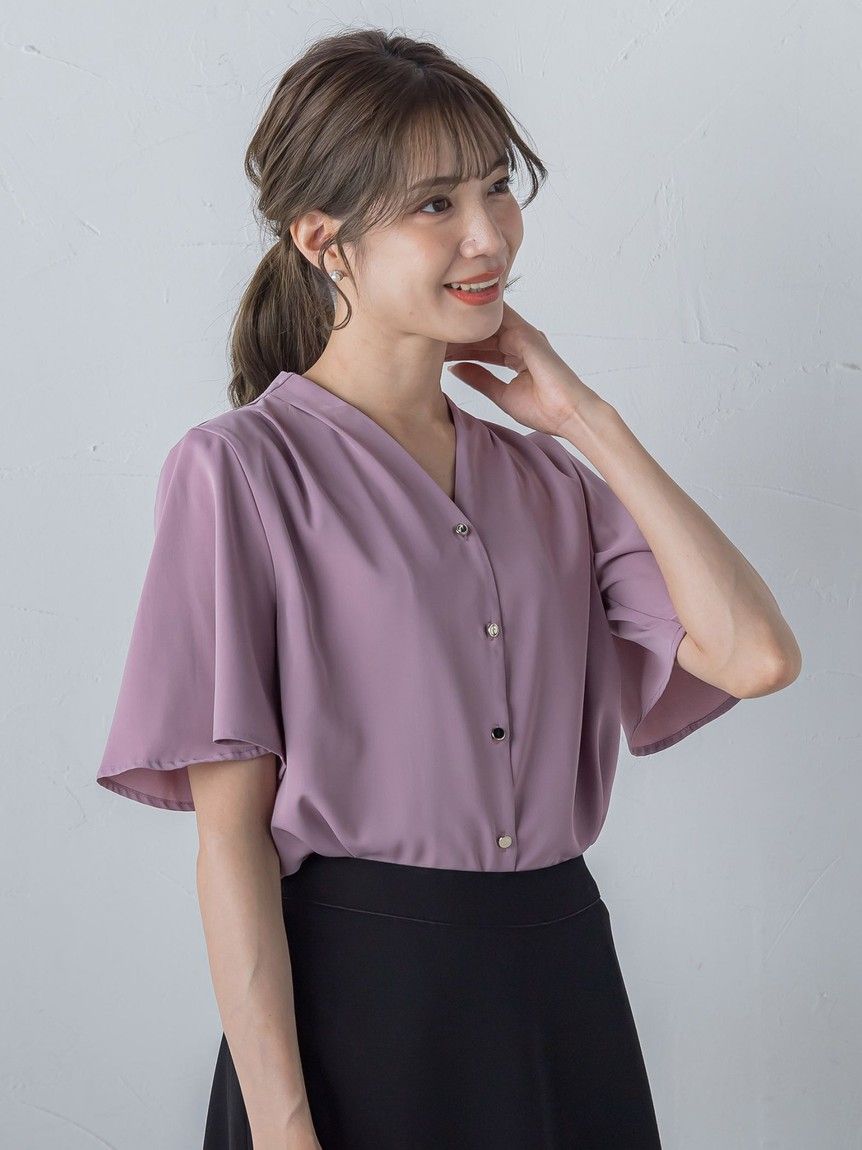 ケティ ketty ベネシャンVブラウス≪手洗い可能≫