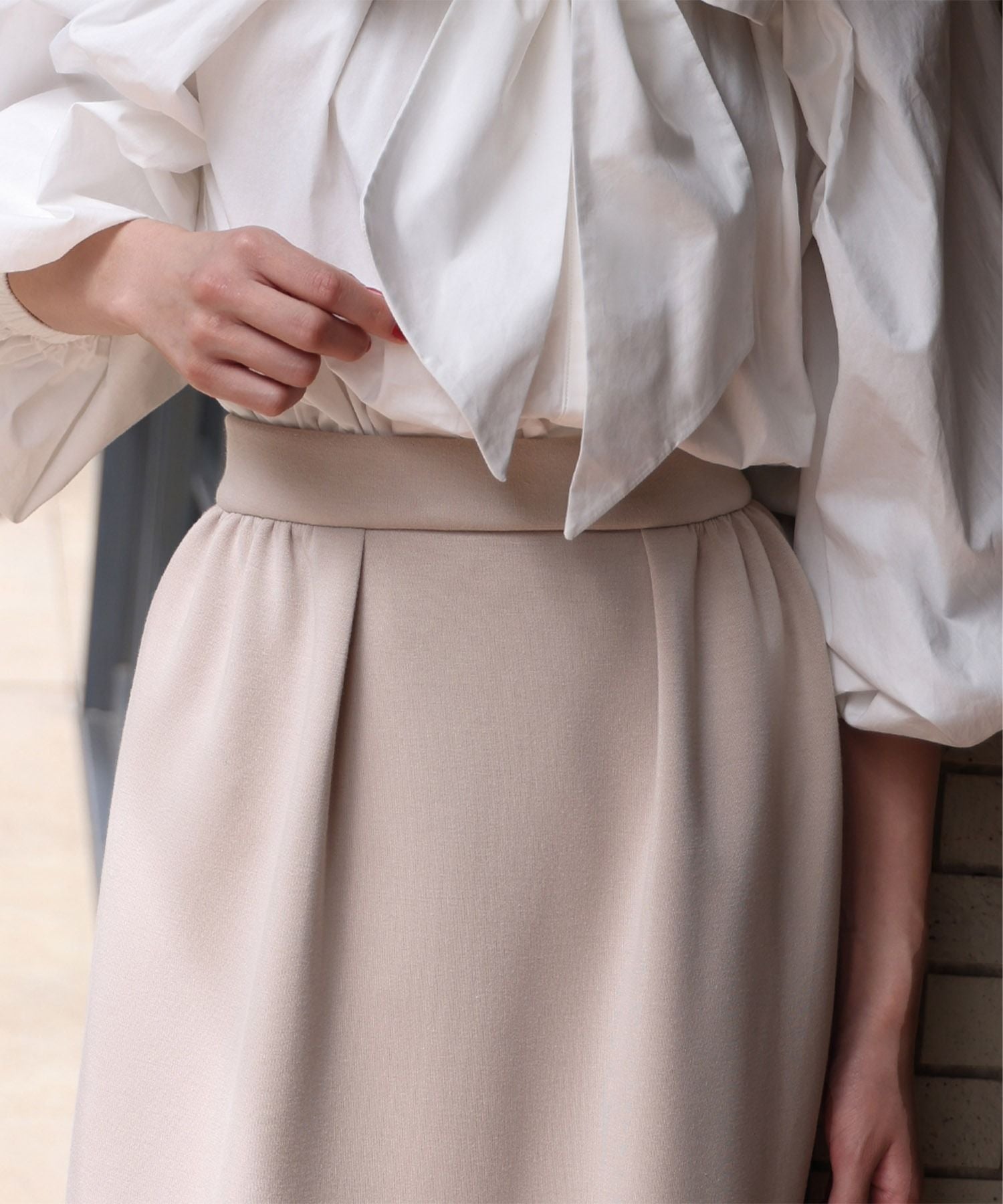 エルフランク ELFRANK サスペンダー付きハイウエストロングスカート