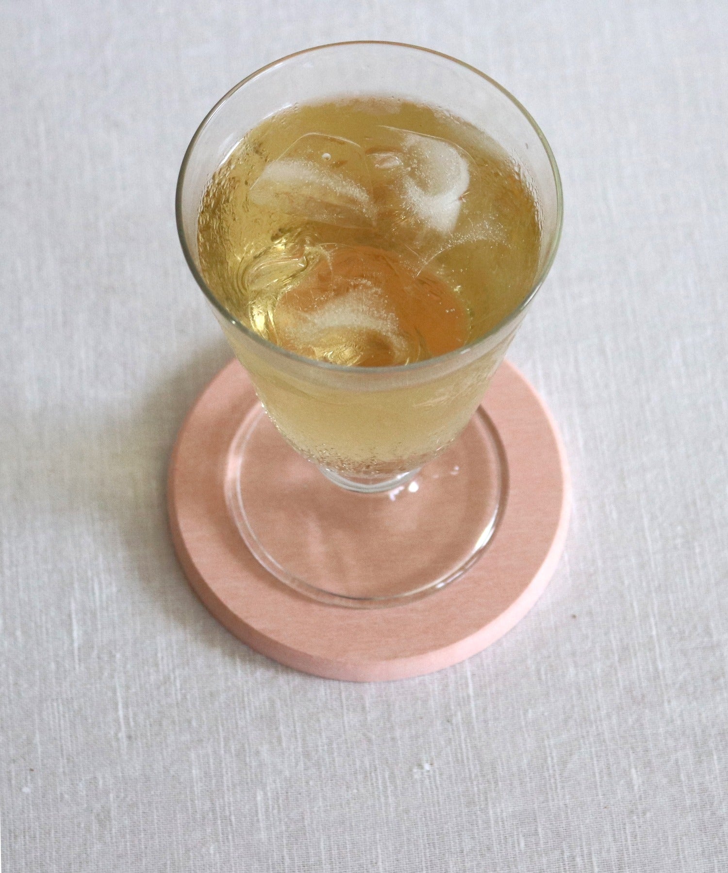 ジュビリー Jubilee 珪藻土コースター 同柄 2枚セット 無地 ラウンドシェイプ (ピンク系その他) ピンク系その他