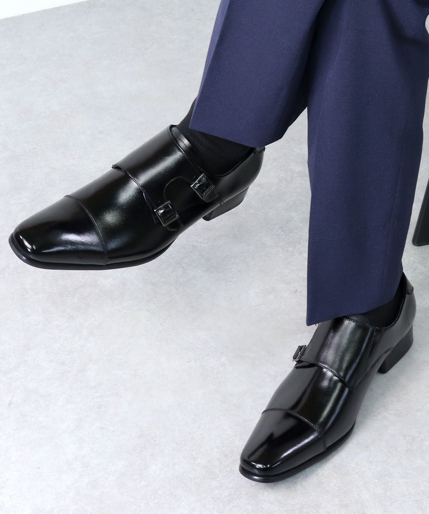 SFW サラバンド SARABANDE ダブルモンクビジネスシューズ/7773