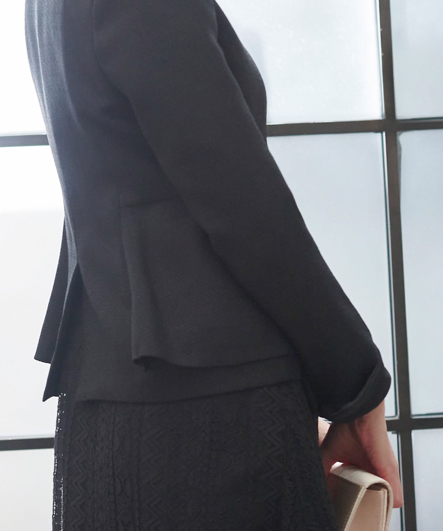 ルイルエブティック RUIRUE BOUTIQUE レースシャツワンピースセットアップスーツ