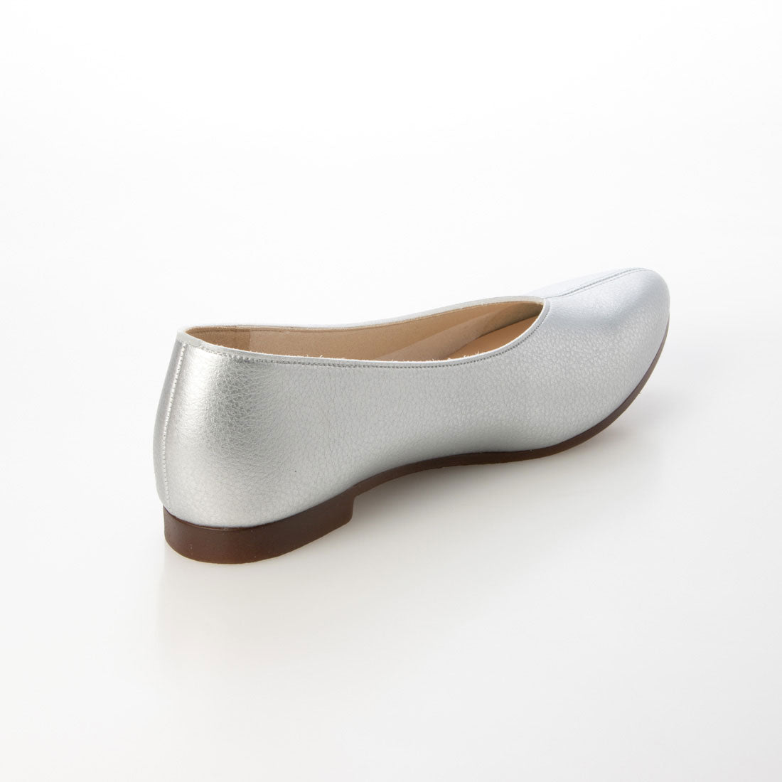 アイケープラス IKplus 【日本製】【レインパンプス】【ネット限定】センターシームフラットシューズ 4625 ■シルバースムース■ シルバー