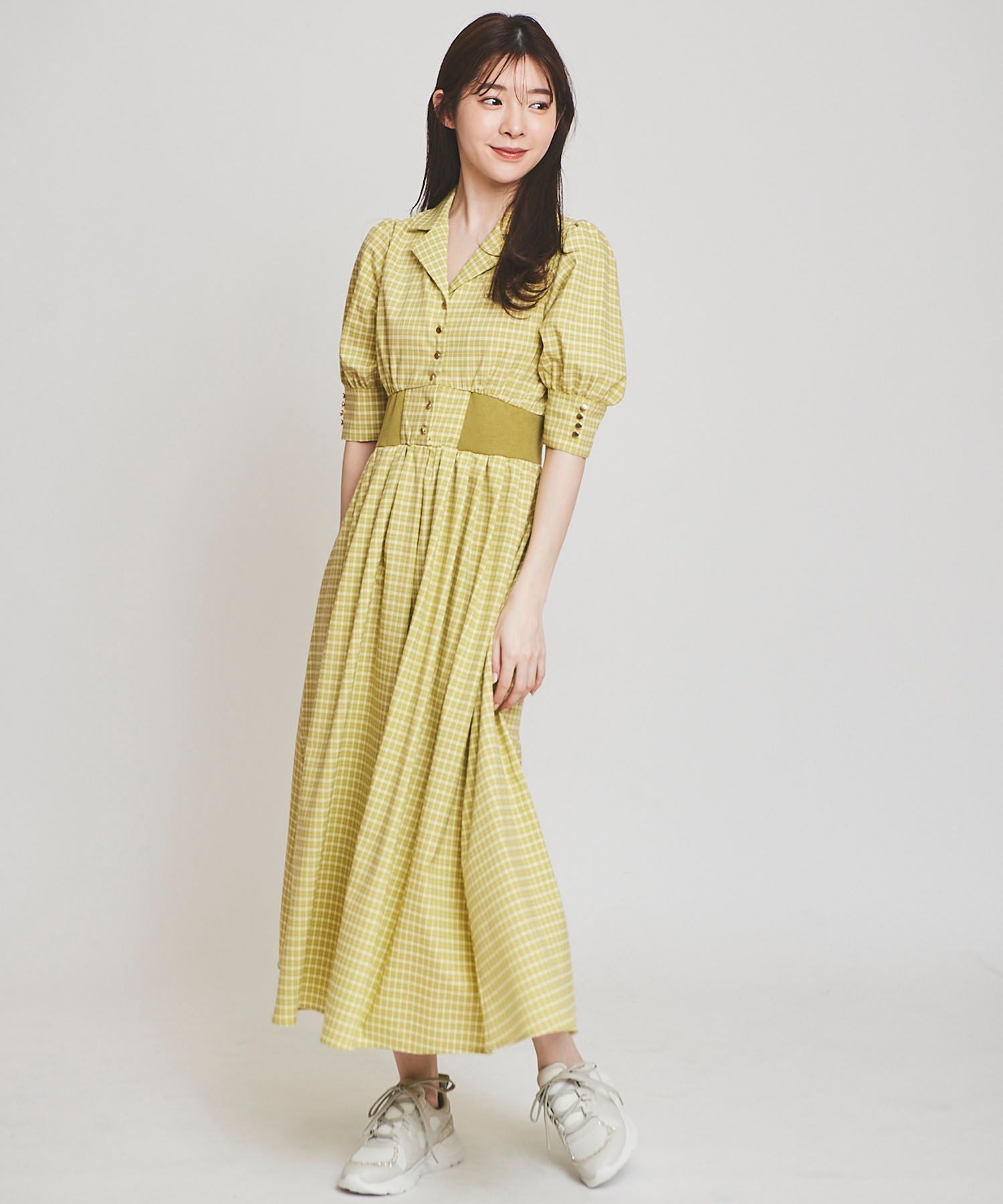 トランテアン ソン ドゥ モード 31 Sons de mode ウエストリブシャツワンピース