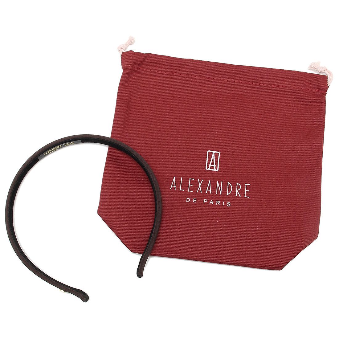 アレクサンドル ドゥ パリ ALEXANDRE DE PARIS カチューシャ ヘアアクセサリー マシェール ジャンヌ 10mm ブラウン レディース ALEXANDRE DE PARIS THB2014810 H