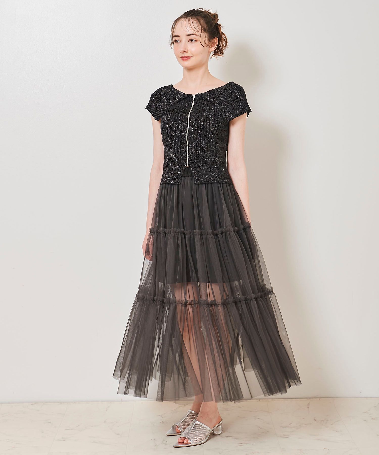 トランテアン ソン ドゥ モード 31 Sons de mode チュール×ミニスカート