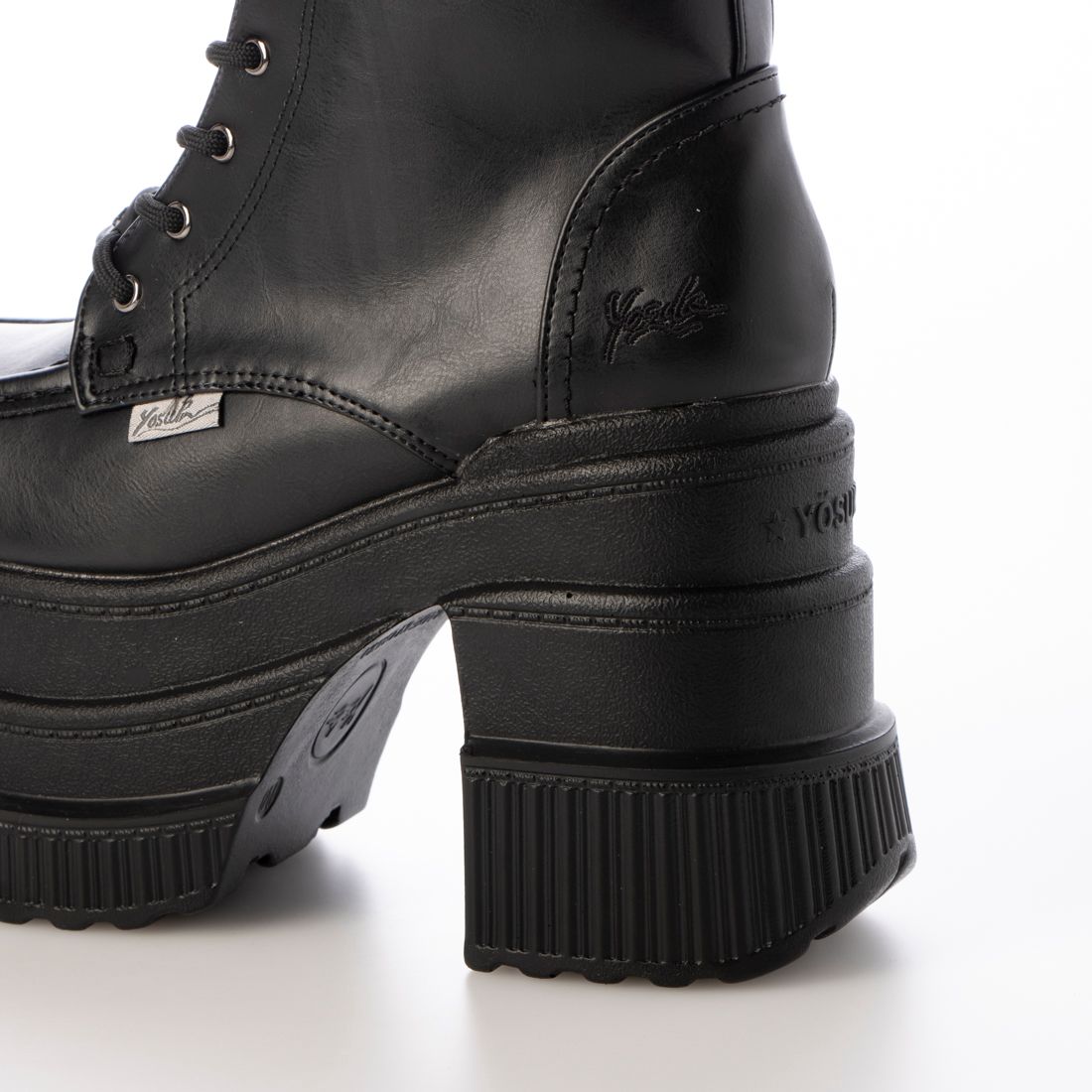 ヨースケ YOSUKE 厚底レースアップブーツ