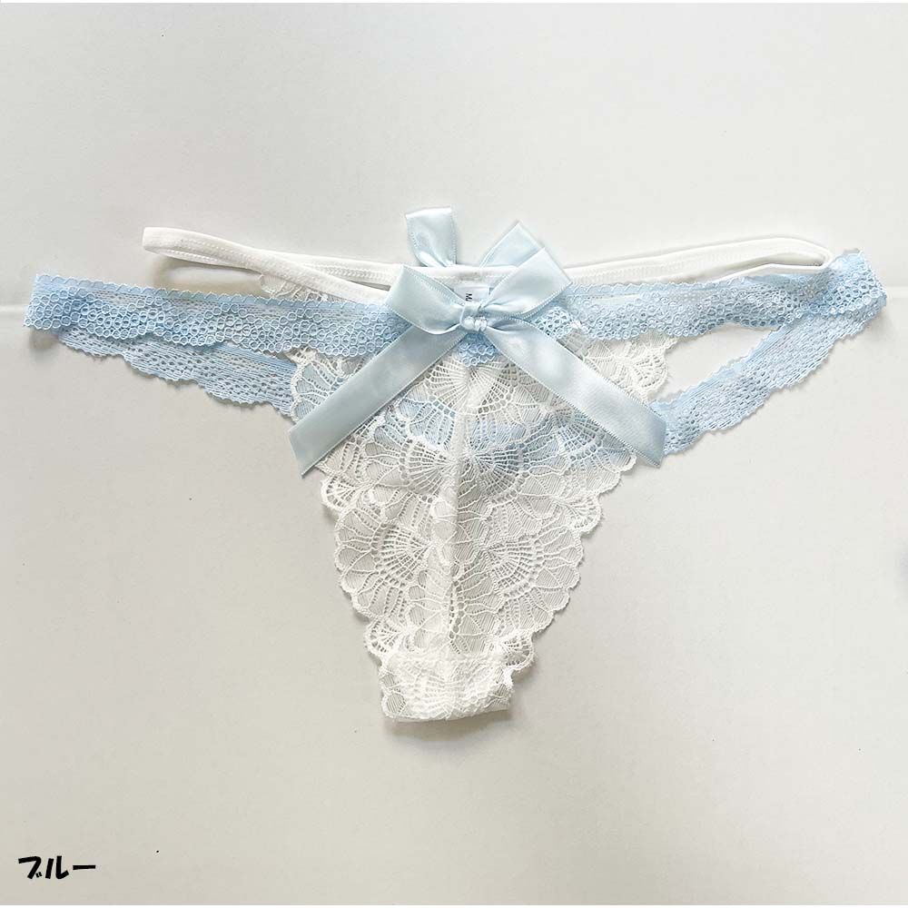 アンドカワイイ And Kawaii Tバックショーツ 勝負下着 ランジェリー セクシーなレースパンティー【返品不可商品】