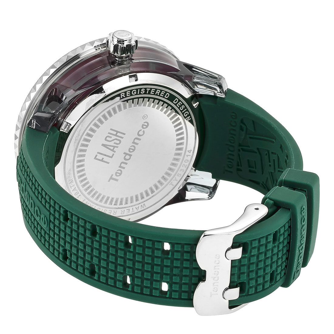 テンデンス TENDENCE フラッシュ ユニセックス 時計 TY532014 クォーツ ピンク シリコン (ピンク) ピンク