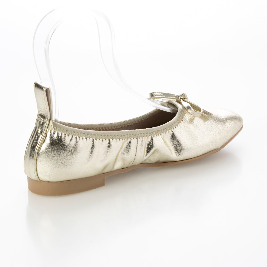 【24SS】エマ フランシス Emma Francis フラット バレエシューズ (ゴールド アップルレザー) ゴールド アップルレザー