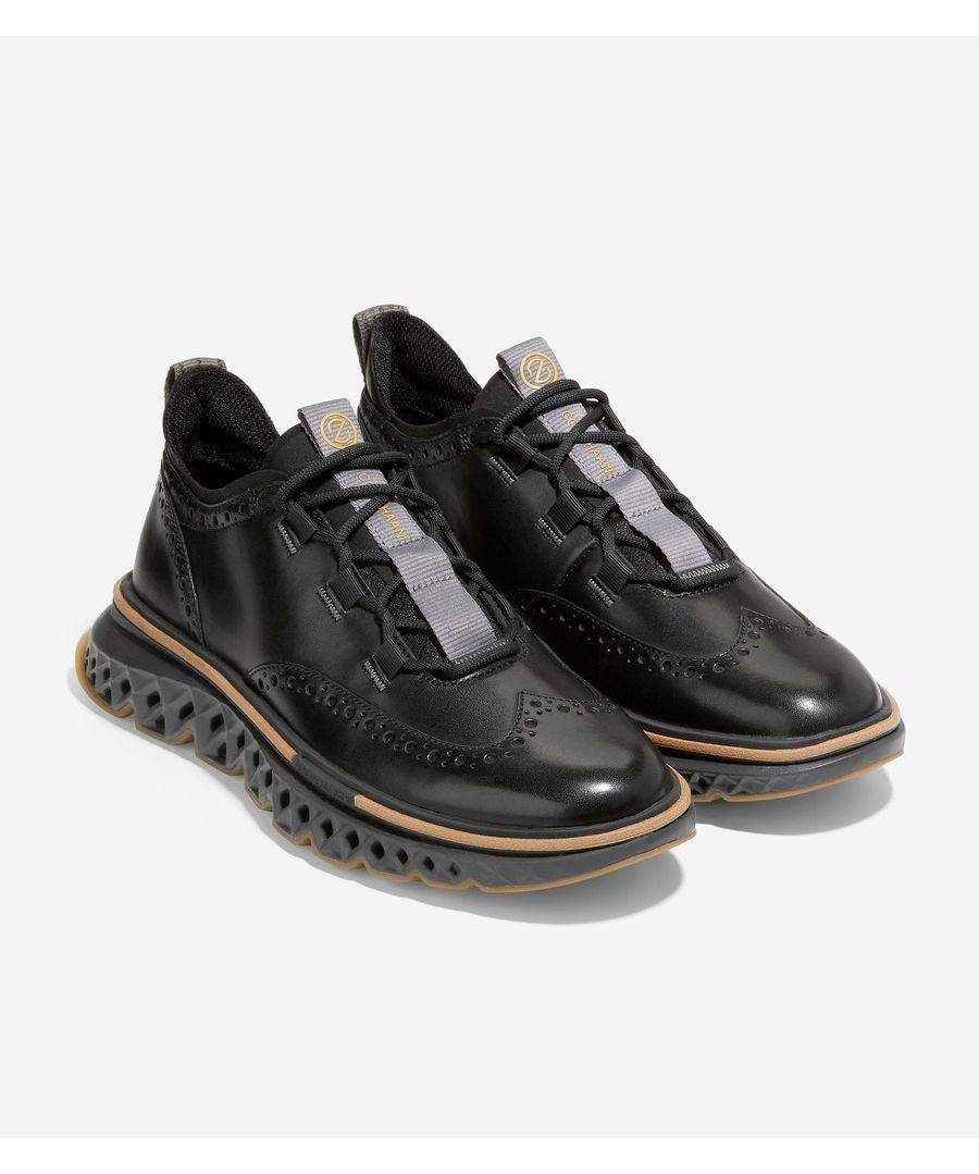 コール ハーン COLE HAAN 5.ゼログランド ウィングオックスフォード mens (ブラック / ペイヴメント /ストームクラウド) ブラック / ペイヴメント /ストームクラウド