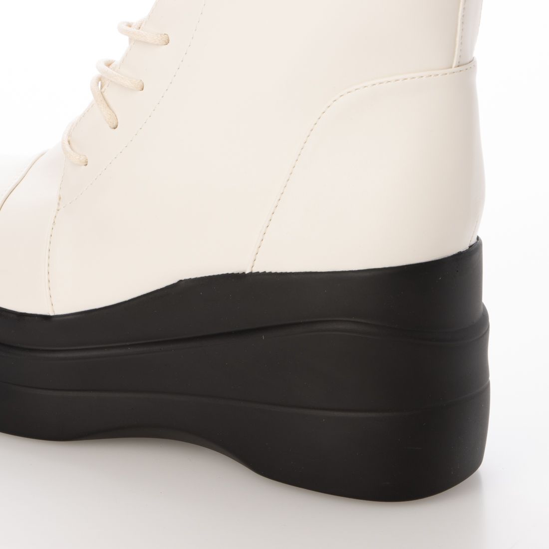 ヨースケ YOSUKE 厚底レースアップブーツ