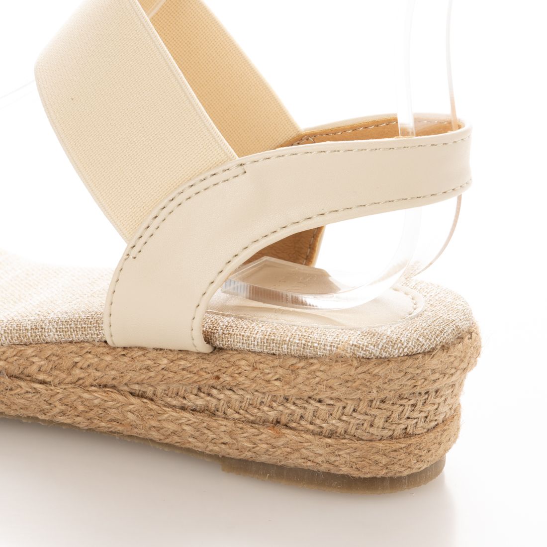 メヌエ Menue ローヒールウェッジゴムサンダル