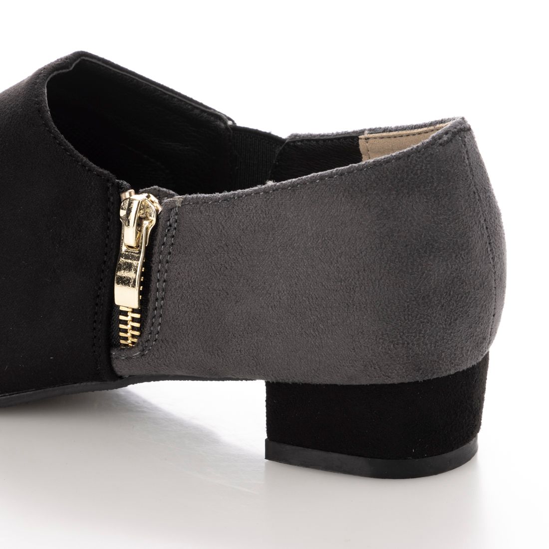 トドス todos TO-167 サイドジップ バイカラー パンプス