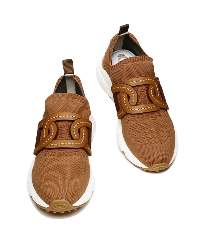 トッズ TOD'S スニーカー ケイト ニットスニーカー ブラウン レディース TOD'S 3XXW54C0EM60 Q6L S014